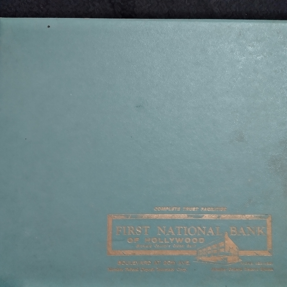 Antique/ collectible check File box